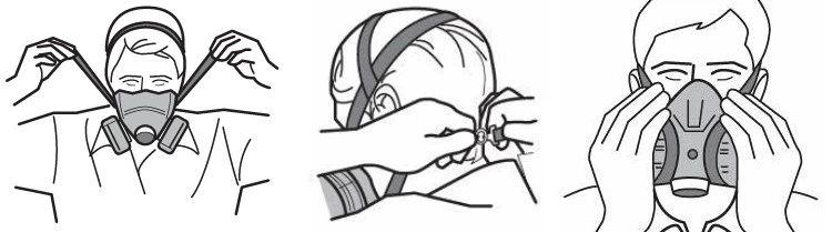 How to use Half Facepiece Respirators How to use Half Facepiece Respirators